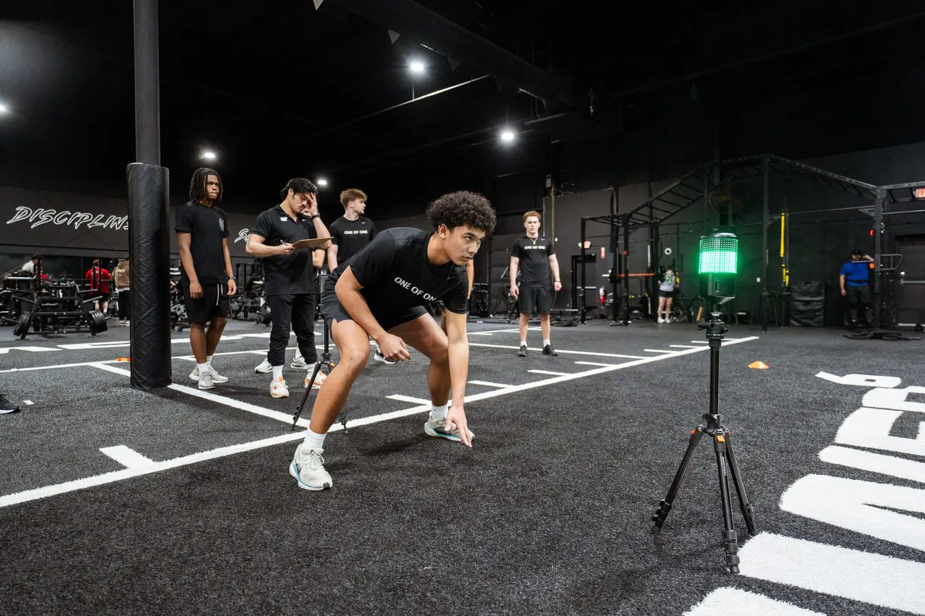 1-on-1 athlete testing session